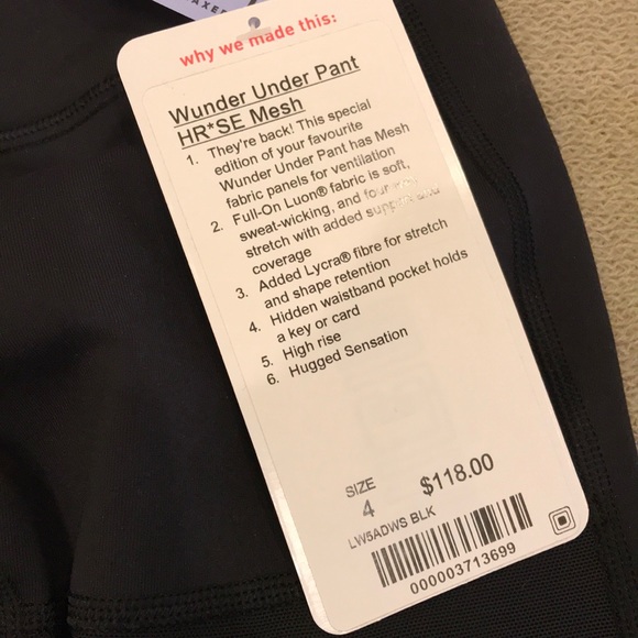 BRAND NEW LULULEMON LEGGINGS🖤 - Picture 4 of 5